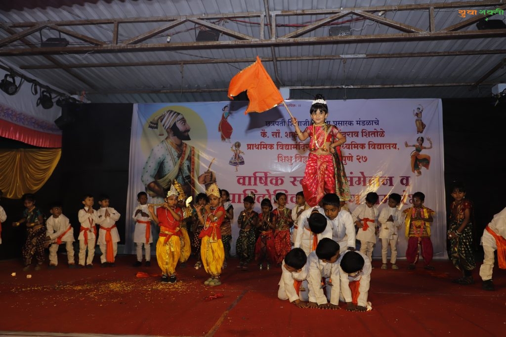 शितोळे शाळेत स्नेहसंमेलन उत्साहात …..