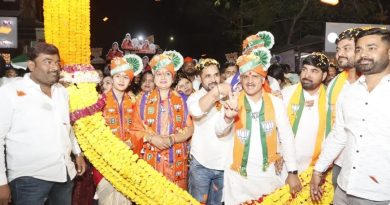 प्रभाग २५ मधील भाजपा उमेवारांच्या प्रचार पदयात्रेला उत्स्फूर्त प्रतिसाद