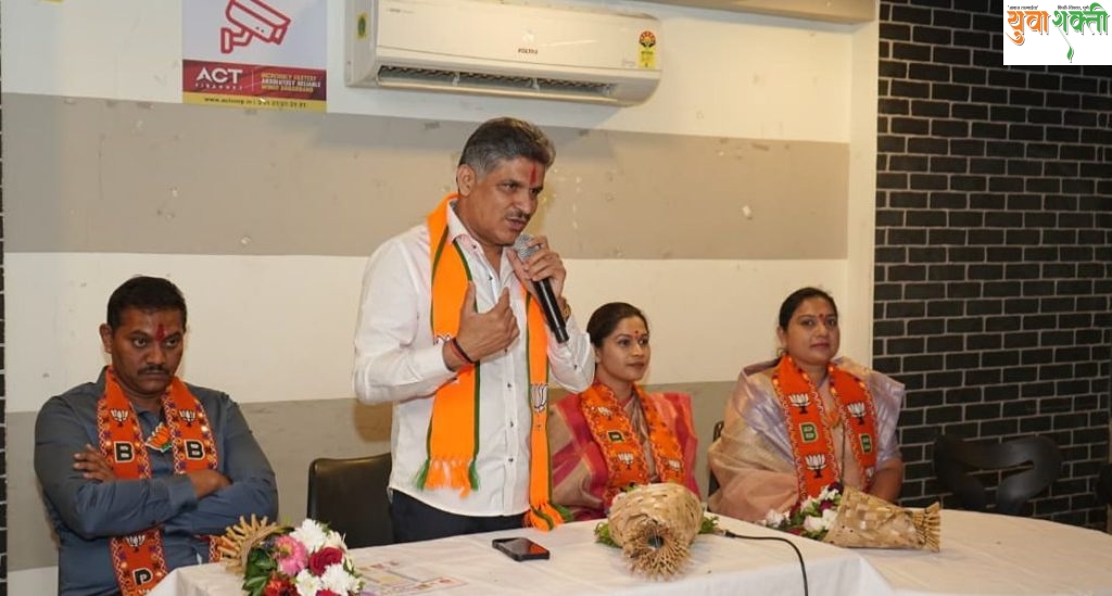 ताथवडे येथे भाजपा उमेदवारांनी नागरिकांसमोर मांडले विकासाचे व्हिजन 