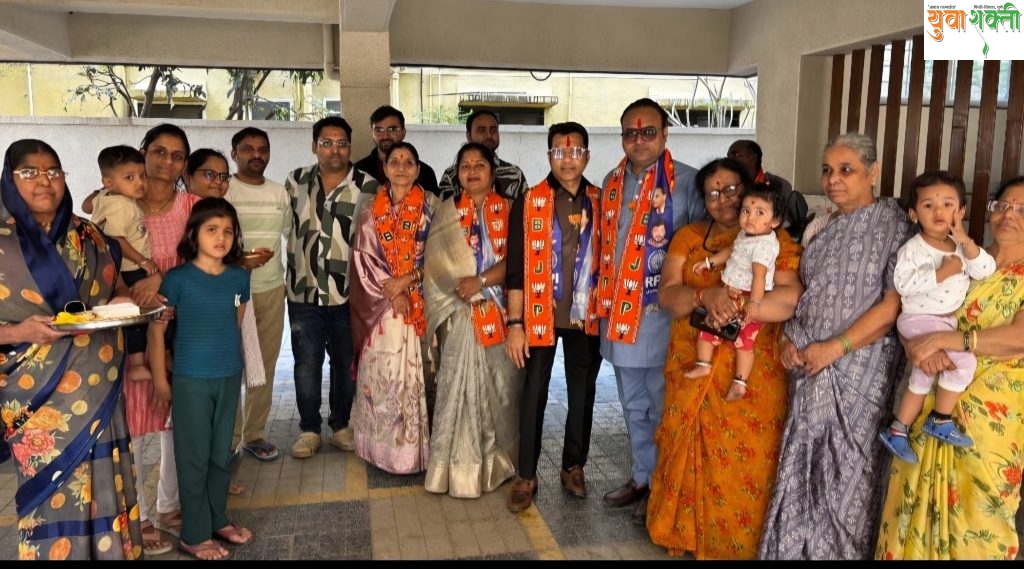 सांगवीत अवघा प्रभाग क्रमांक ३२ भाजपमय