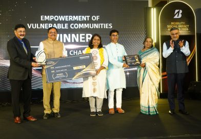 ब्रिजस्टोन इंडियाच्या मोबिलिटी सोशल इम्पॅक्ट अॅवॉर्ड्स 2026 मध्ये महाराष्ट्रातील दोन स्वयंसेवी संस्था विजेते घोषित ब्रिजस्टोन इंडियाच्या मोबिलिटी सोशल इम्पॅक्ट अॅवॉर्ड्स 2026 मध्ये महाराष्ट्रातील दोन स्वयंसेवी संस्था विजेते घोषित